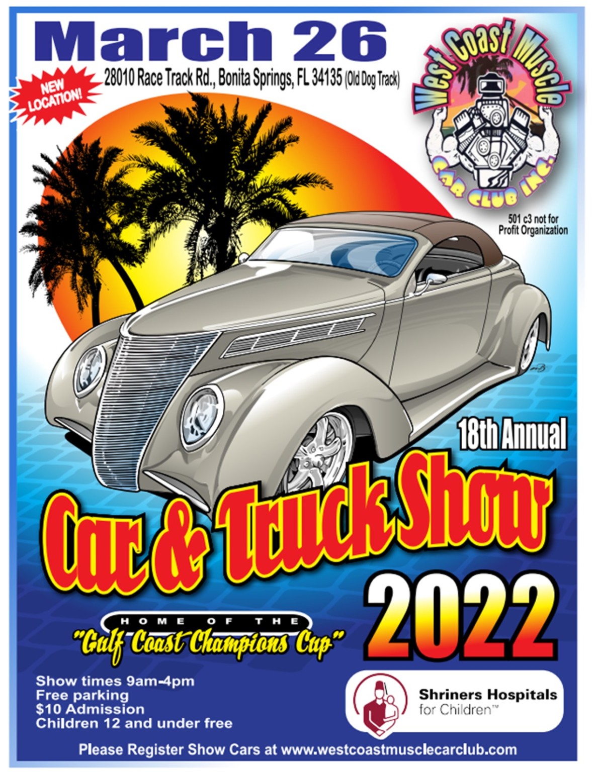 WEST COAST MUSCLE CAR CLUB'S 18TH ANNUAL CAR & TRUCK SHOW Events with