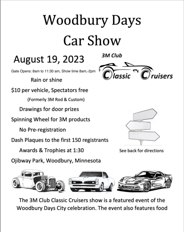 Woodbury Days 2023 Events with Cars